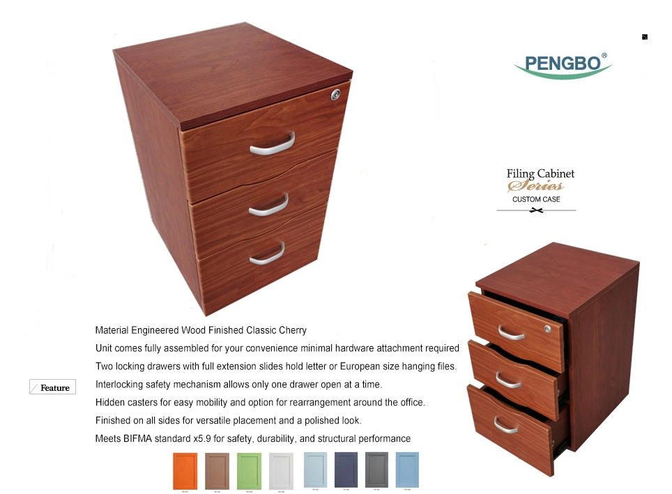 New Products File Cabinet with Lock Wood Lateral Filing Cabinet for A4 Files Letter Printer Stand with Storage Cabinet Sets