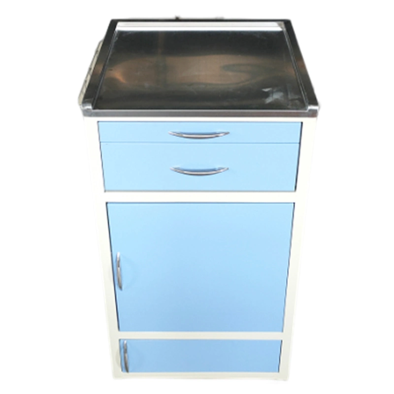 Stainless Steel New Mecan Table Bedside Medical Cabinet Locker ABS with High Quality