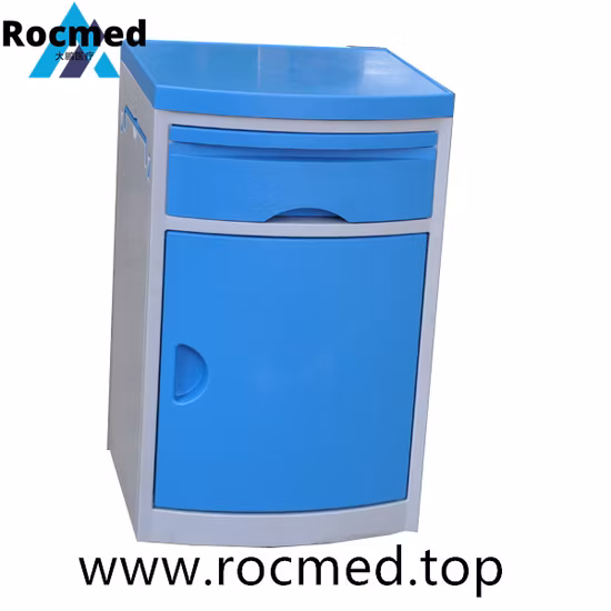 IN-505, персонализируемая прикроватная тумбочка из АБС-пластика для медицинских больниц.