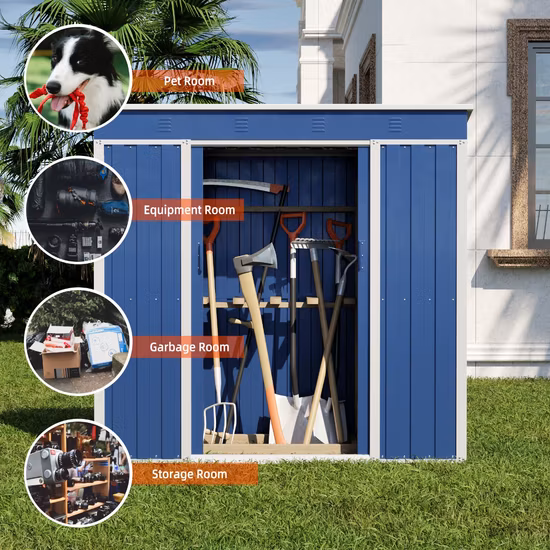 Садовые навесы для хранения инструментов на открытом воздухе, изготовленные по индивидуальному заказу.